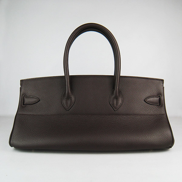 Cheap Hermes Birkin 42cm Replica Togo Leather Bag Dark Coffee 62642